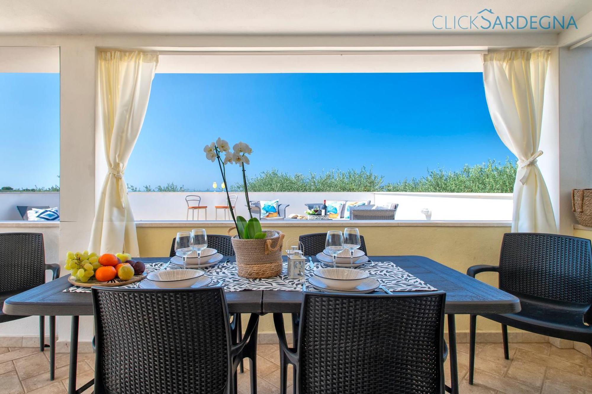 Casa Sant'Anna In Villa Brionis Con Grande Veranda Vista Mare Альгеро Екстер'єр фото
